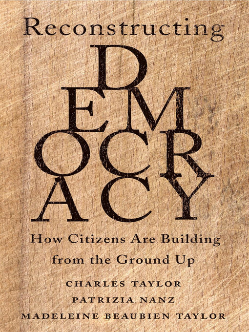 Cover image for Reconstructing Democracy